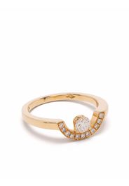 Loyal.e Paris Anello Intrépide Petit Arc in oro giallo 18kt con diamanti