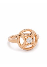 Loyal.e Paris Anello Perpétuel.le in oro rosa 18kt con diamanti