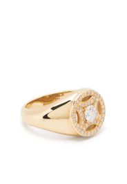 Loyal.e Paris 18kt yellow gold diamond pinky ring - Oro