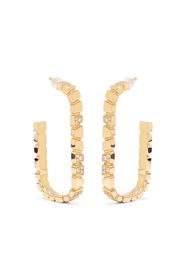 Loyal.e Paris 18kt recycled gold Ride & Love diamond earrings - Oro