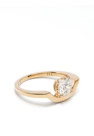 Loyal.e Paris Anello Intrépide Grand Arc in oro giallo 18kt con diamanti