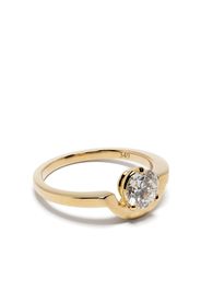 Loyal.e Paris Anello Intrépide Petite Arc in oro giallo 18kt con diamanti