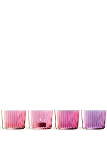 LSA International Gems tealight holder set - Rosa