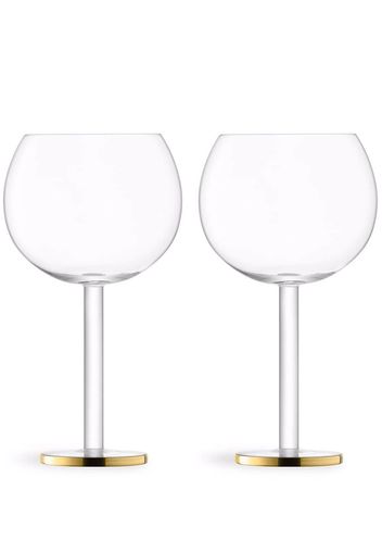 LSA International Luca balloon glass set - Bianco