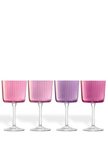 LSA International Gems wine glasses (set of four) - Rosa