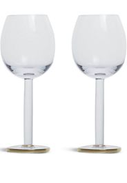 LSA International Luca set of two wine glasses - Oro