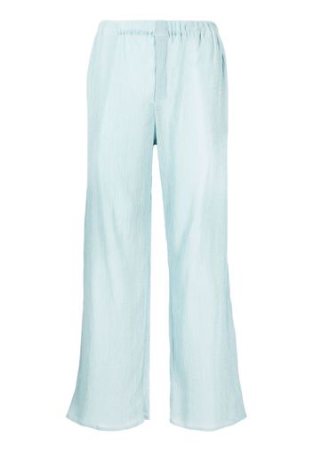 Ludovic de Saint Sernin pleated elasticated-waistband trousers - Blu