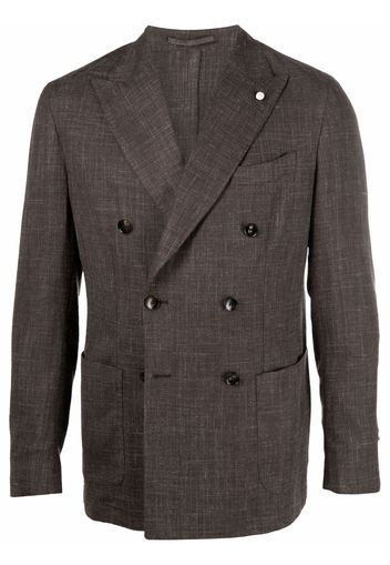 LUIGI BIANCHI MANTOVA Blazer doppiopetto - Marrone