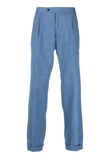 LUIGI BIANCHI MANTOVA straight-leg tailored trousers - Blu