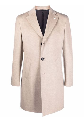 LUIGI BIANCHI MANTOVA single-breasted coat - Toni neutri