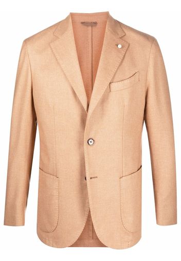 LUIGI BIANCHI MANTOVA single-breasted blazer - Toni neutri