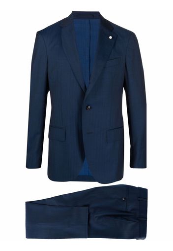 LUIGI BIANCHI MANTOVA two-piece tailored suit - Blu