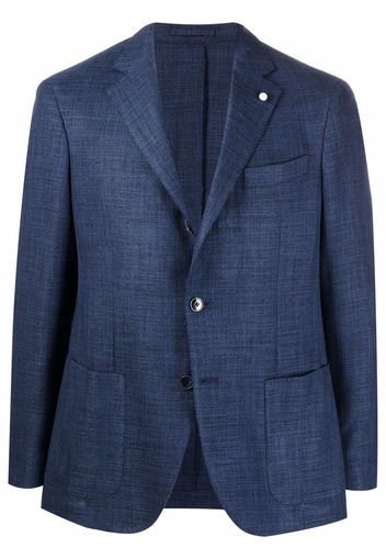 LUIGI BIANCHI MANTOVA single-breasted blazer - Blu