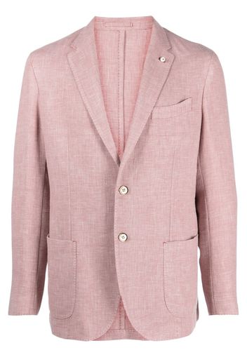 LUIGI BIANCHI MANTOVA single-breasted blazer - Rosa