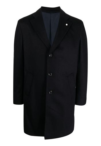 LUIGI BIANCHI MANTOVA single-breasted trench coat - Blu