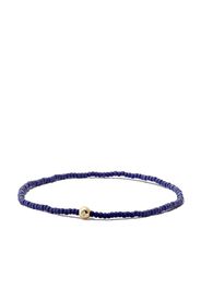 Luis Morais LUIS 14K YG DIA BALL NAVY BEAD BRCLT - Blu