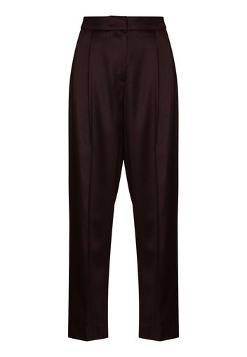 tailored wool trousers