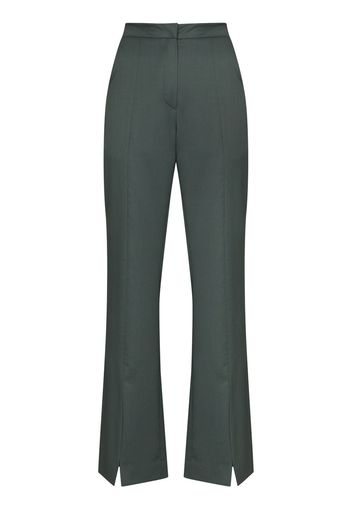 LVIR split-cuff flared trousers - Verde