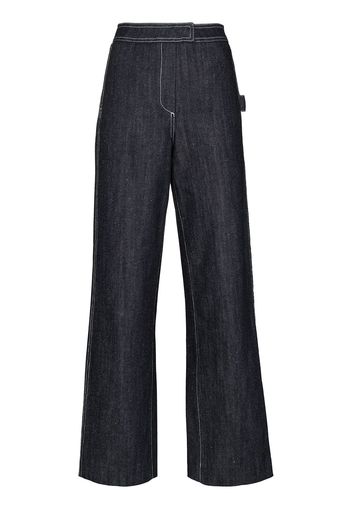 LVIR high-rise wide-leg jeans - Blu