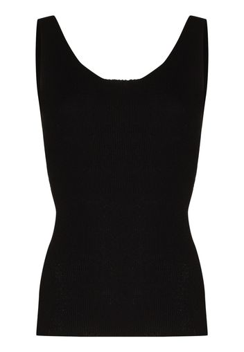 LVIR ribbed tank top - Nero