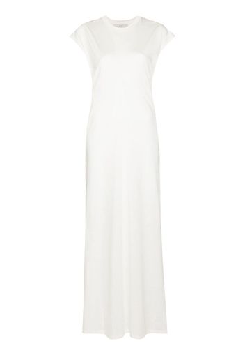 LVIR crew-neck maxi dress - Bianco