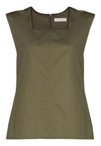 LVIR square-neck tank top - Verde