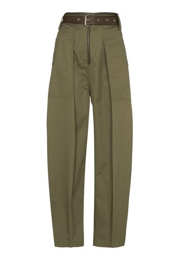 LVIR high-rise tapered trousers - Verde