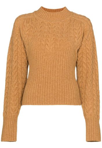 LVIR cable-knit merino jumper - Toni neutri