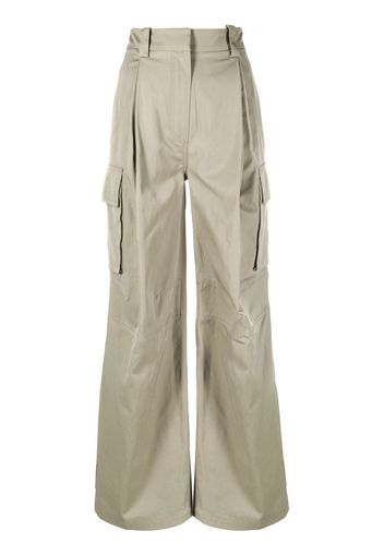 LVIR wide-leg cargo trousers - Verde