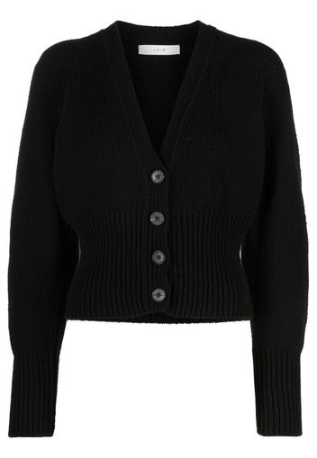 LVIR Cardigan con scollo a V - Nero