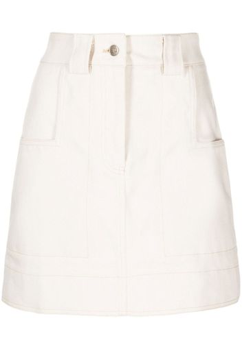 LVIR high-waisted denim skirt - Toni neutri