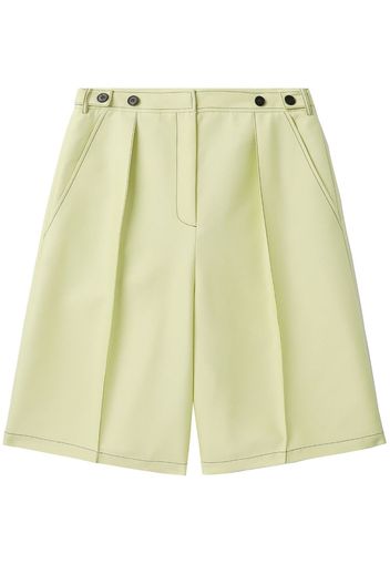 LVIR pressed-crease tailored shorts - LIME