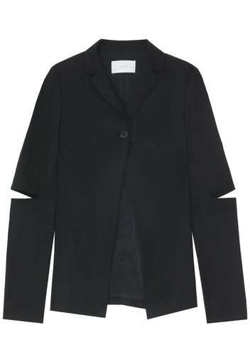 LVIR cut-out detailing blazer - Nero