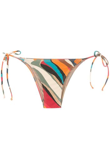 Slip bikini Thai con stampa