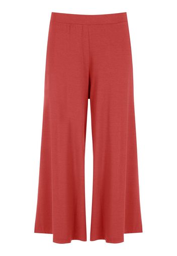 Lygia & Nanny Pantaloni svasati crop - Rosso