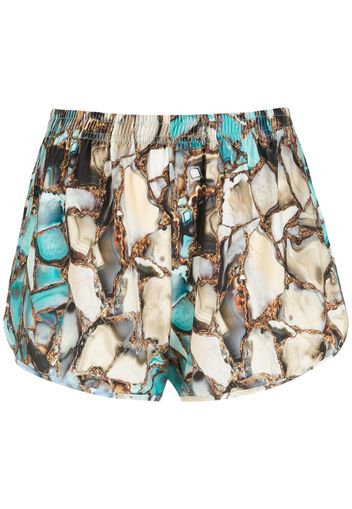 Lygia & Nanny Shorts con stampa - Blu