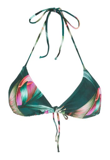 Lygia & Nanny Top bikini Lido con stampa - Verde