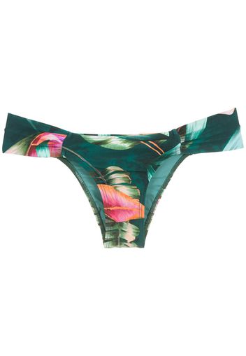 Lygia & Nanny Slip bikini a fiori Ritz - Verde