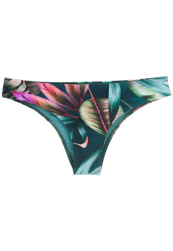 Lygia & Nanny Slip bikini con stampa - Verde