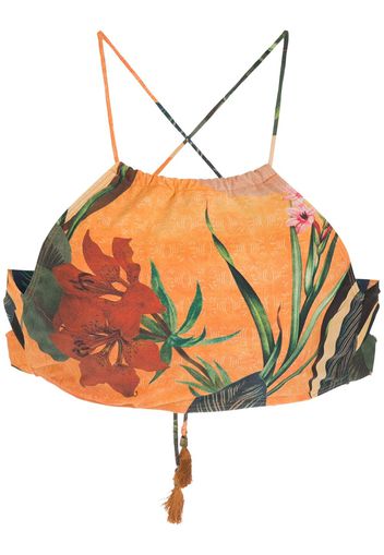 Lygia & Nanny Bikini con scollo all'americana Ilana - Arancione