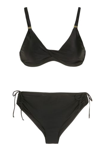 Lygia & Nanny Bikini Marcela con ruches - Nero