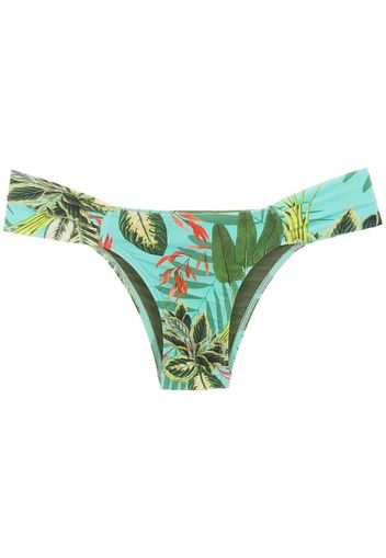 Lygia & Nanny Slip bikini con stampa tropicale - Verde