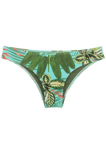 Lygia & Nanny Slip bikini Waikiki con stampa tropicale - Verde