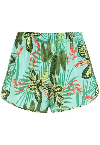 Lygia & Nanny Shorts Lee con stampa tropicale - Verde