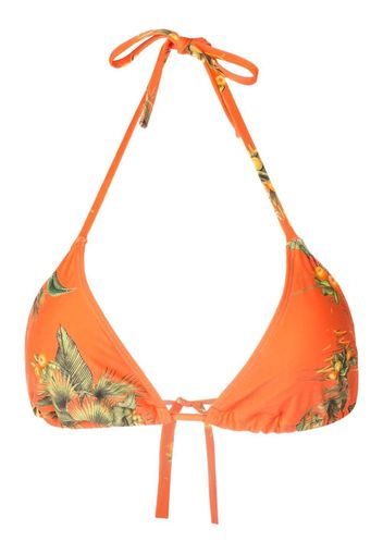 Lygia & Nanny Top bikini a fiori - Arancione