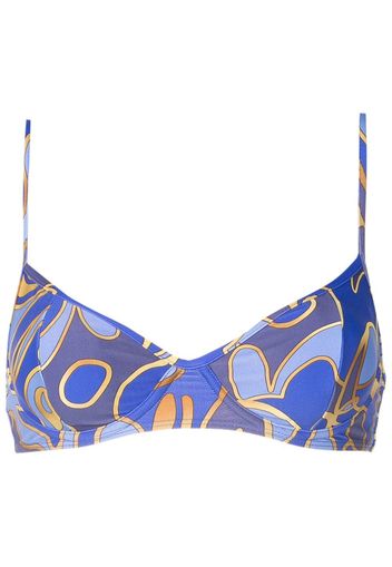 Lygia & Nanny Set bikini con stampa - Blu