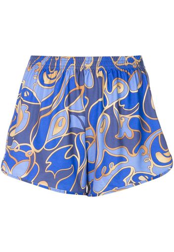 Lygia & Nanny Shorts con stampa Lee - Blu