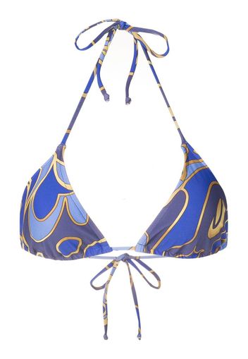 Lygia & Nanny Set bikini con stampa - Blu