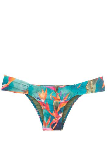 Lygia & Nanny Slip bikini con arricciatura Ritz - Blu