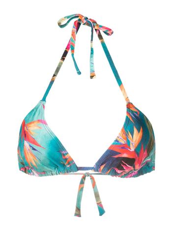 Lygia & Nanny Top bikini Lasmin con stampa - Blu